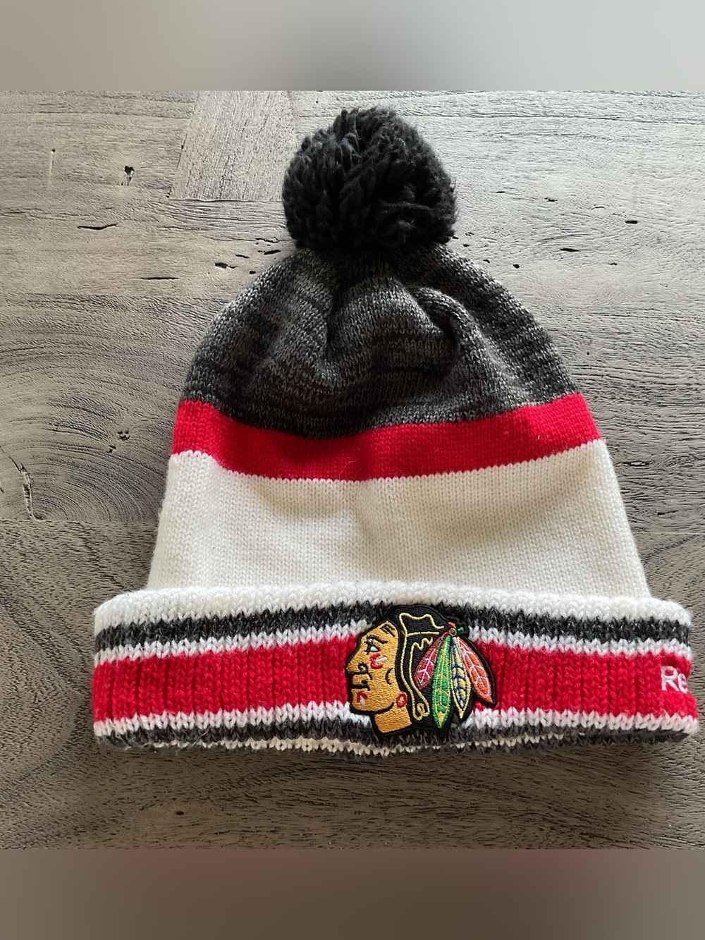 Reebok Chicago Black Hawks Center Ice Collection Adult Hat One Size Fits All